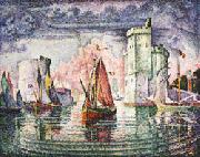 Paul Signac Port of La Rochelle oil on canvas